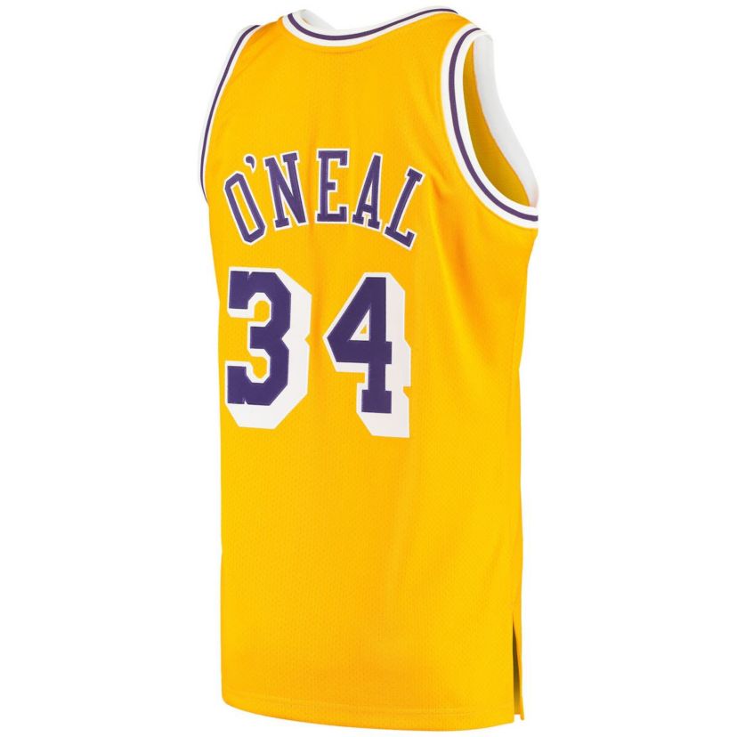 NBA Shaquille ONeal Los Angeles Lakers 1996/97 Hardwood Classics Authentic Jersey