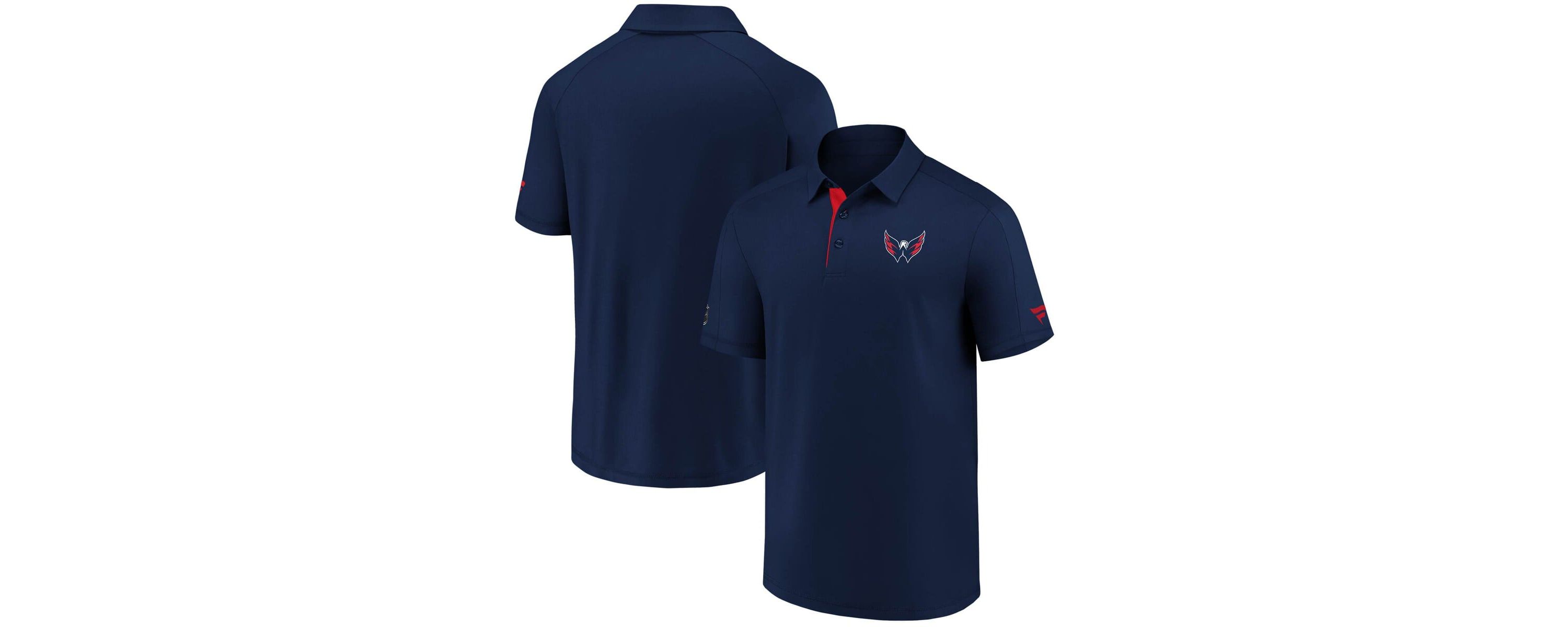 NHL Fanatics Washington Capitals Authentic Pro Locker Room Polo