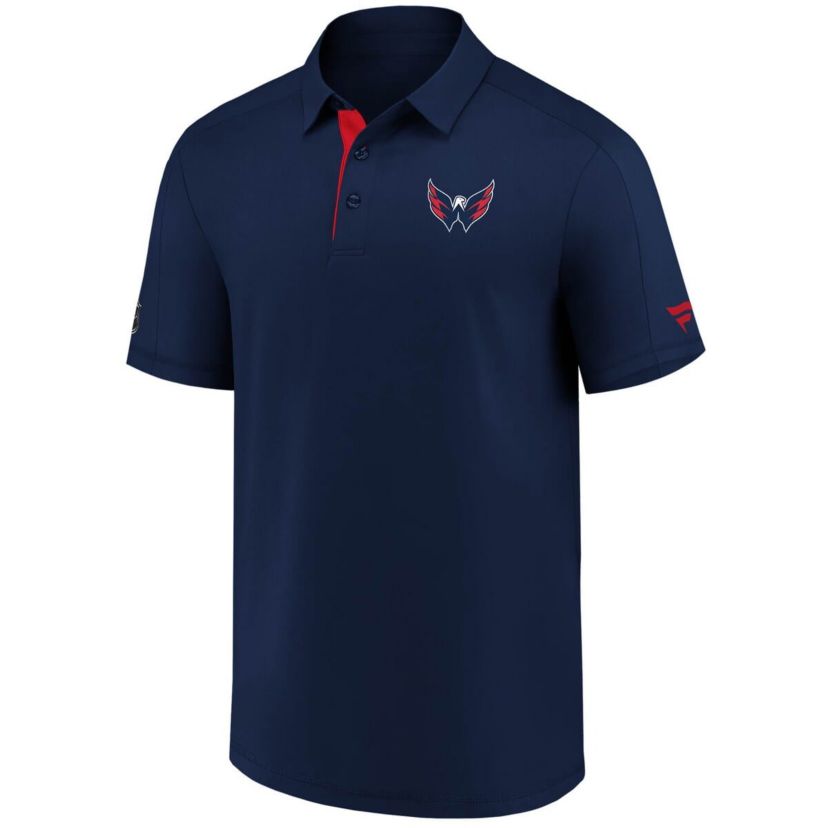 NHL Fanatics Washington Capitals Authentic Pro Locker Room Polo