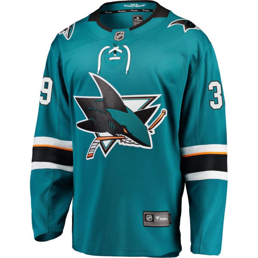 NHL Fanatics Logan Couture San Jose Sharks Breakaway Jersey