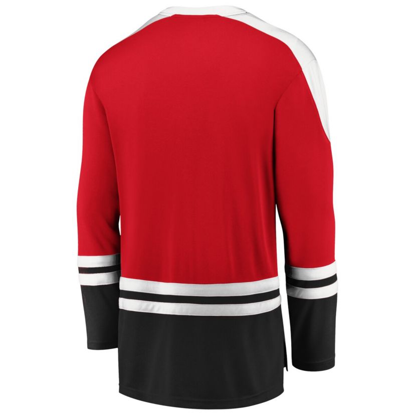 NHL Fanatics Chicago Blackhawks Iconic Slapshot Long Sleeve T-Shirt