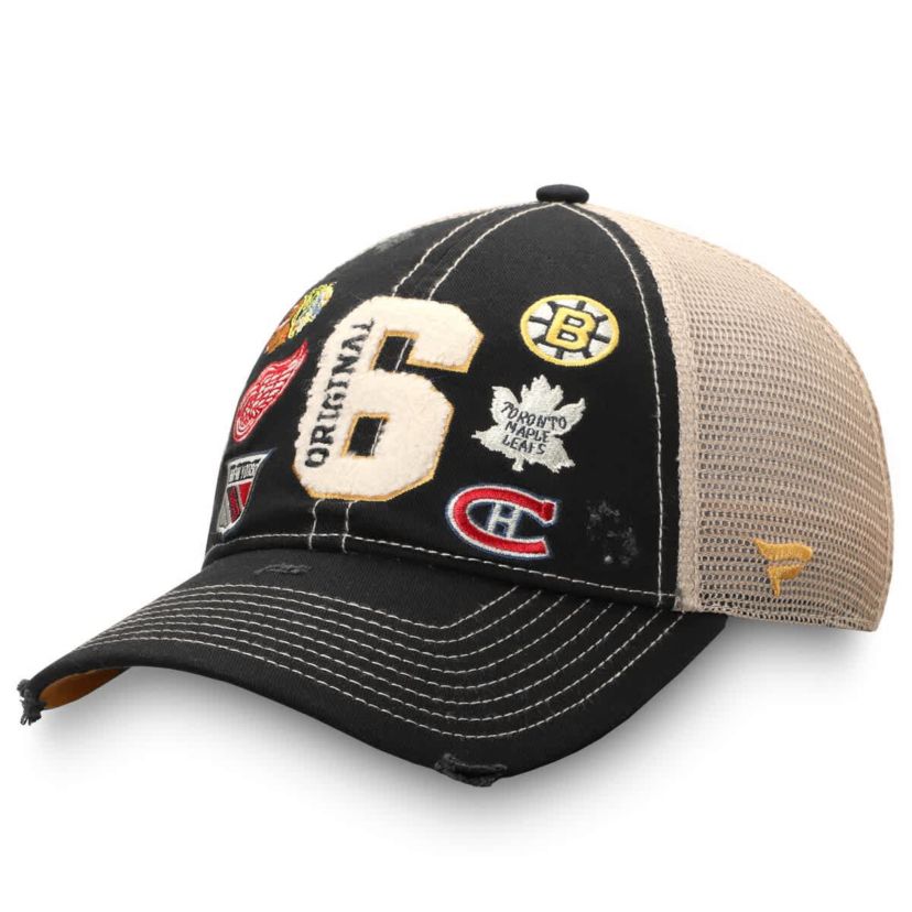 NHL Fanatics NHL Original 6 Refresh Trucker Snapback Hat