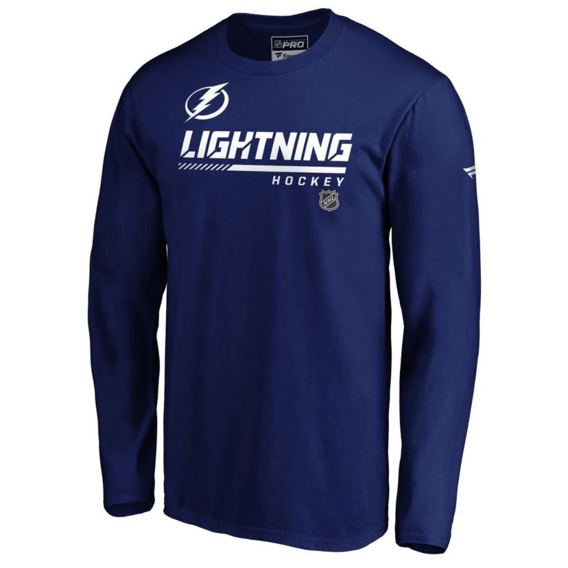 NHL Fanatics Tampa Bay Lightning Authentic Pro Core Collection Prime Long Sleeve T-Shirt