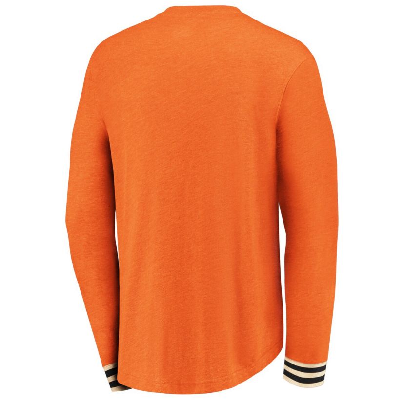 NHL Fanatics ed Philadelphia Flyers True Classics Henley Long Sleeve T-Shirt