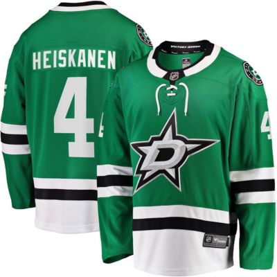 Men's NHL Fanatics Miro Heiskanen Kelly Dallas Stars Team Color Breakaway Player Jersey, Green, 5XL