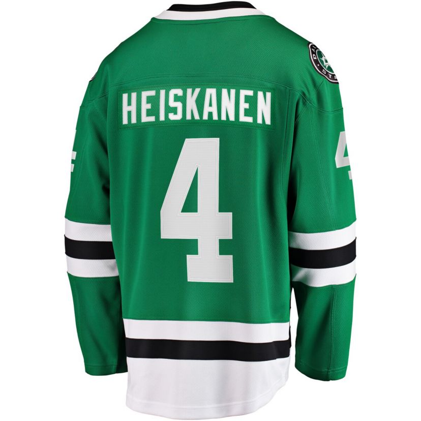 NHL Fanatics Miro Heiskanen Kelly Dallas Stars Team Color Breakaway Player Jersey