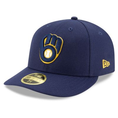 New Era Men's MLB Milwaukee Brewers Authentic Collection On-Field Low 59FIFTY Fitted Hat