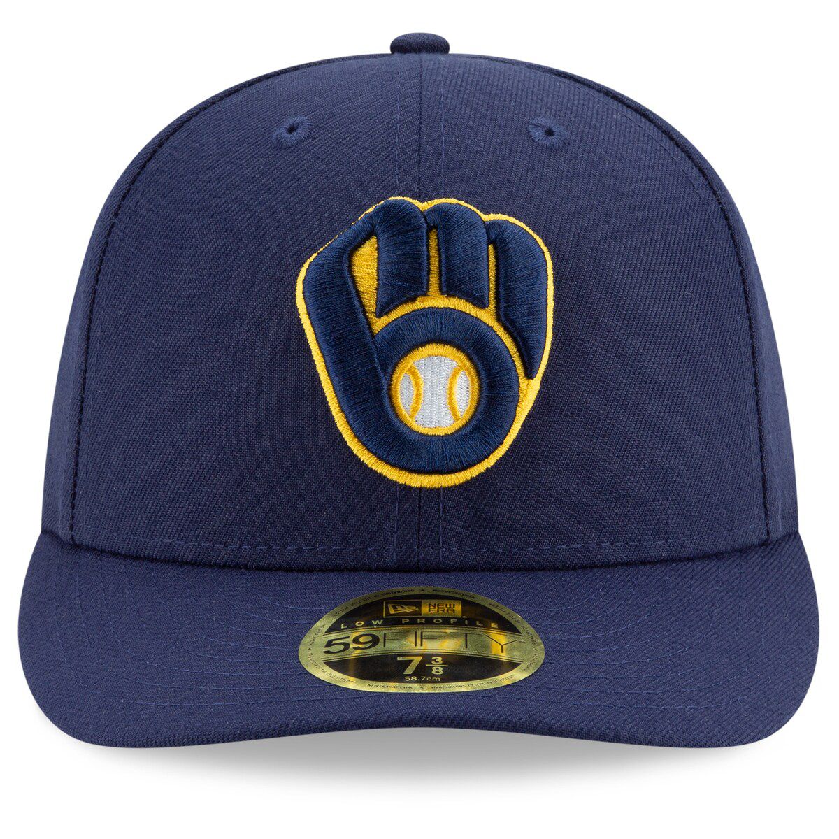 MLB Milwaukee Brewers Authentic Collection On-Field Low 59FIFTY Fitted Hat