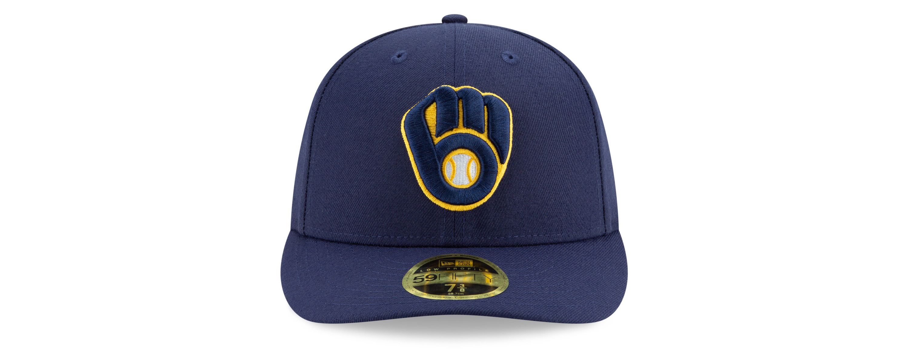 MLB Milwaukee Brewers Authentic Collection On-Field Low 59FIFTY Fitted Hat