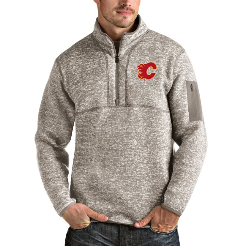 NHL Calgary Flames Fortune Half-Zip Pullover Jacket