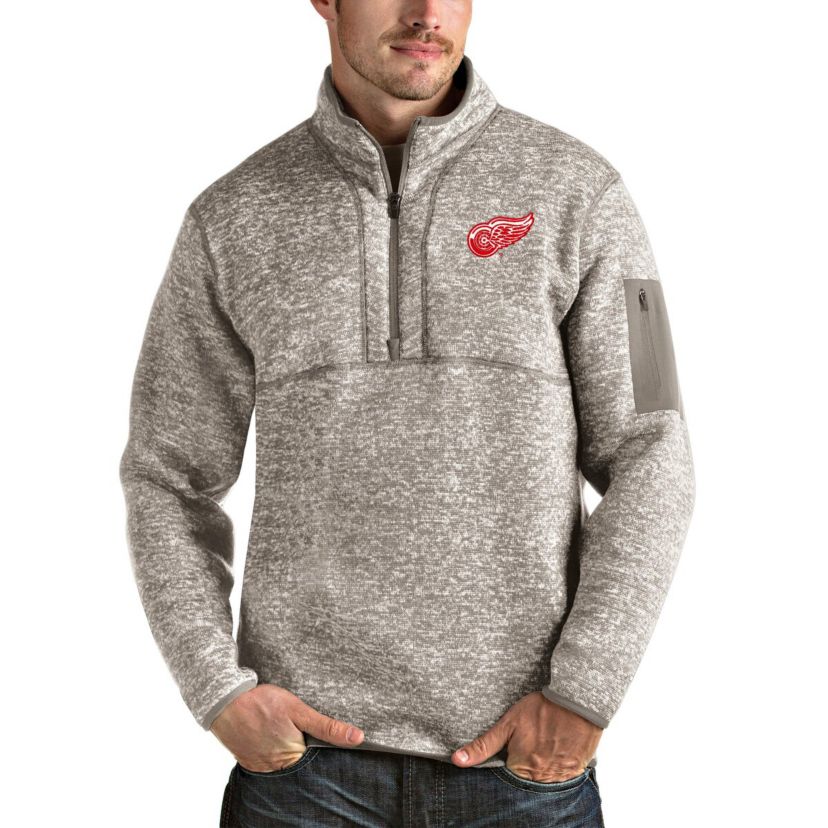 NHL Detroit Wings Fortune Half-Zip Pullover Jacket