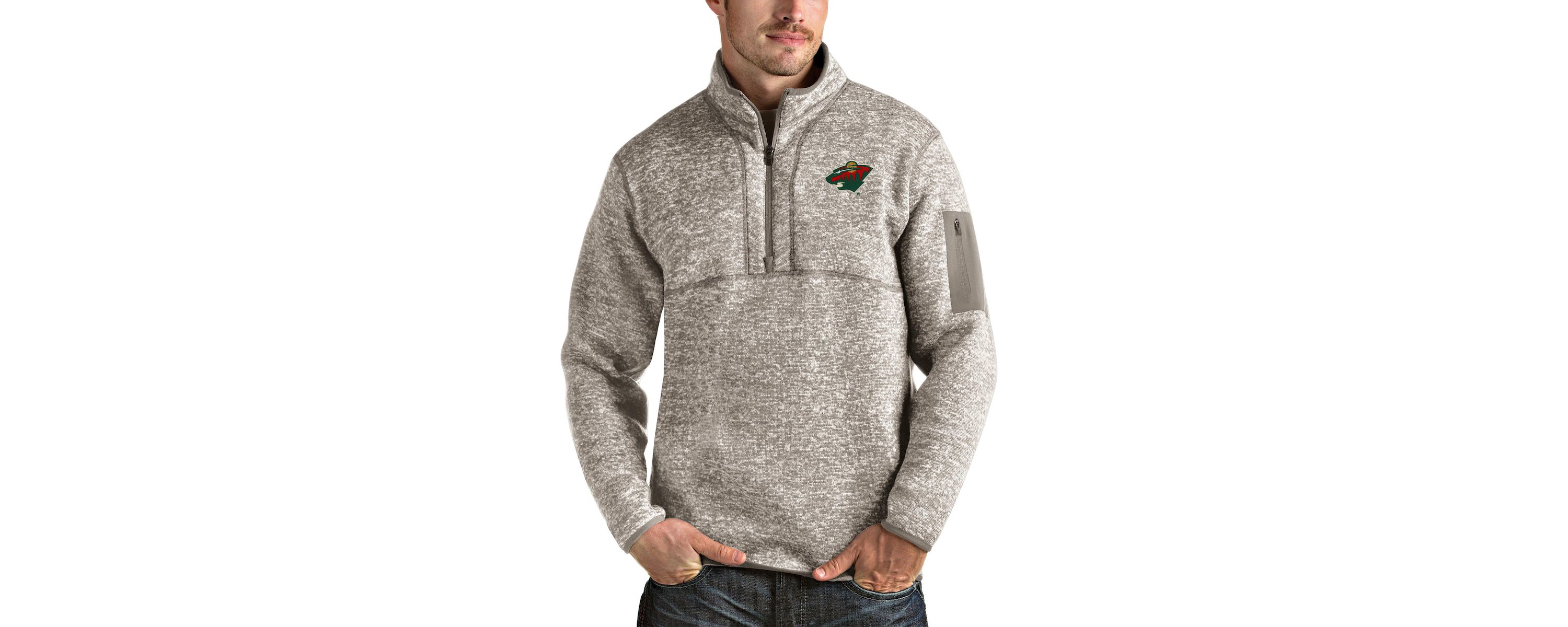 NHL Minnesota Wild Fortune Half-Zip Pullover Jacket