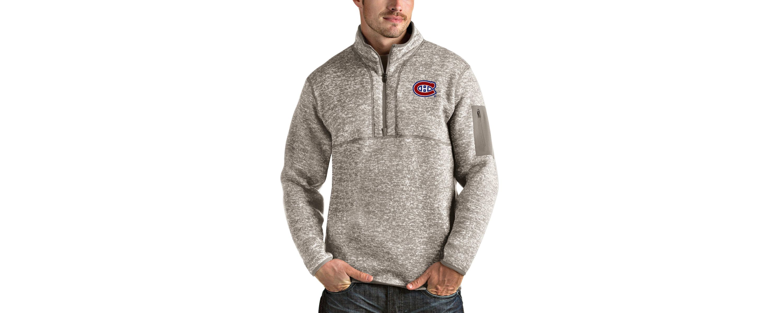 NHL Montreal Canadiens Fortune Half-Zip Pullover Jacket