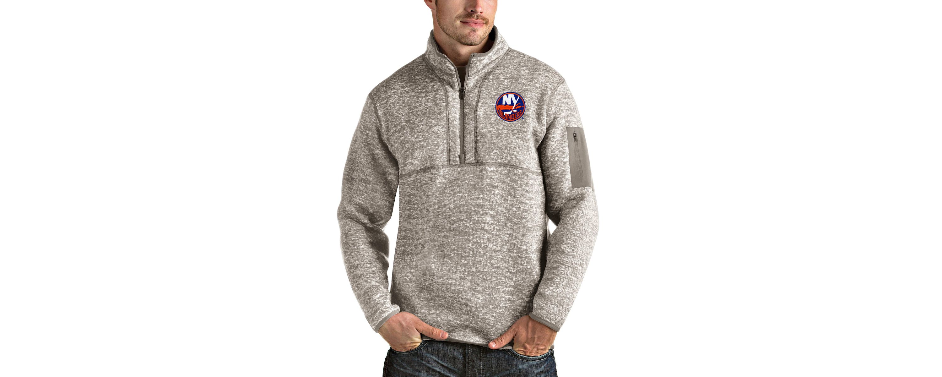 NHL New York Islanders Fortune Half-Zip Pullover Jacket