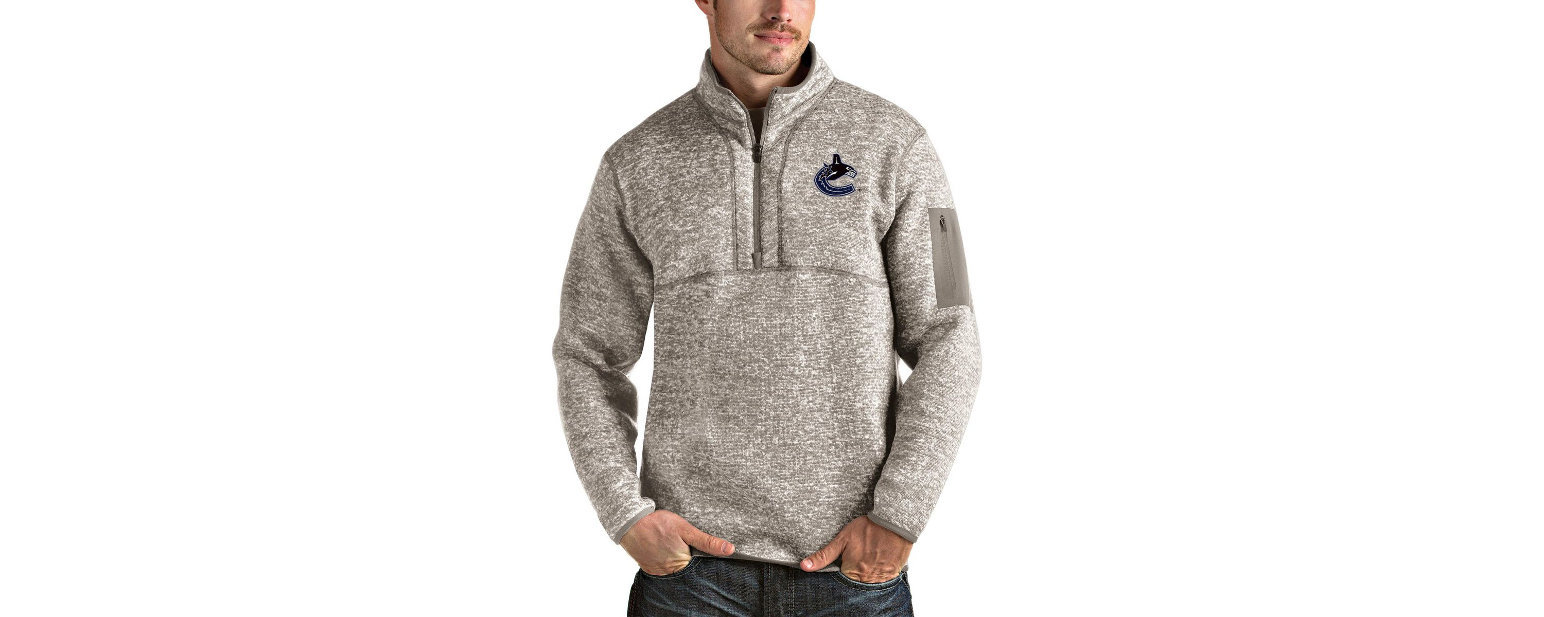 NHL Vancouver Canucks Fortune Half-Zip Pullover Jacket