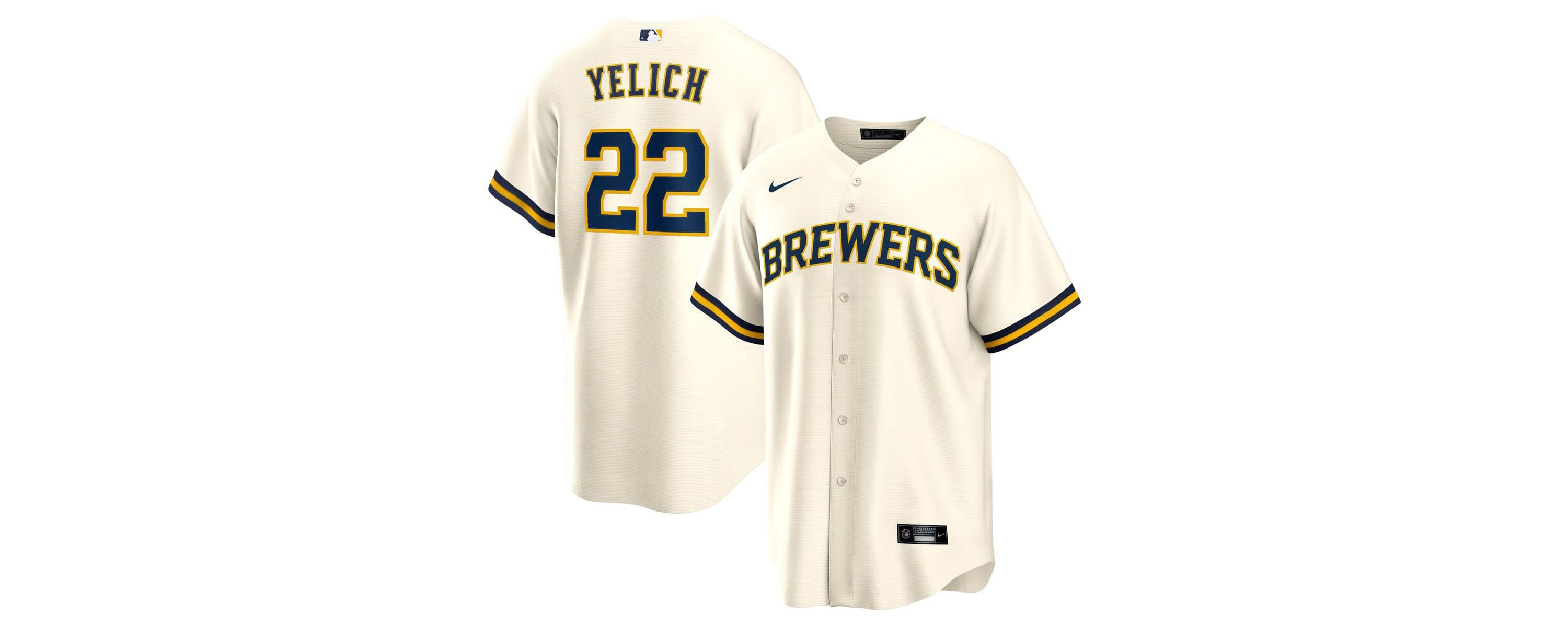 MLB Nike Christian Yelich Milwaukee Brewers Alternate Replica Player Jersey