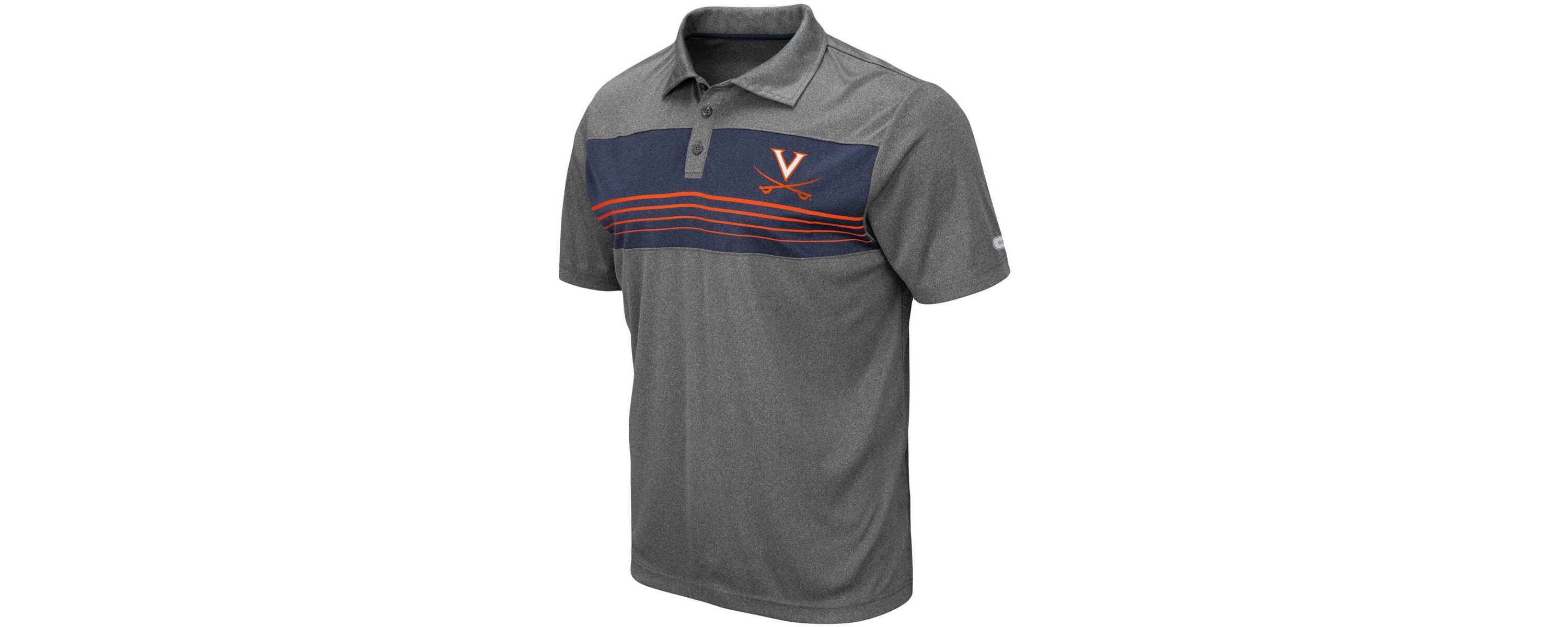 NCAA ed Virginia Cavaliers Wordmark Smithers Polo
