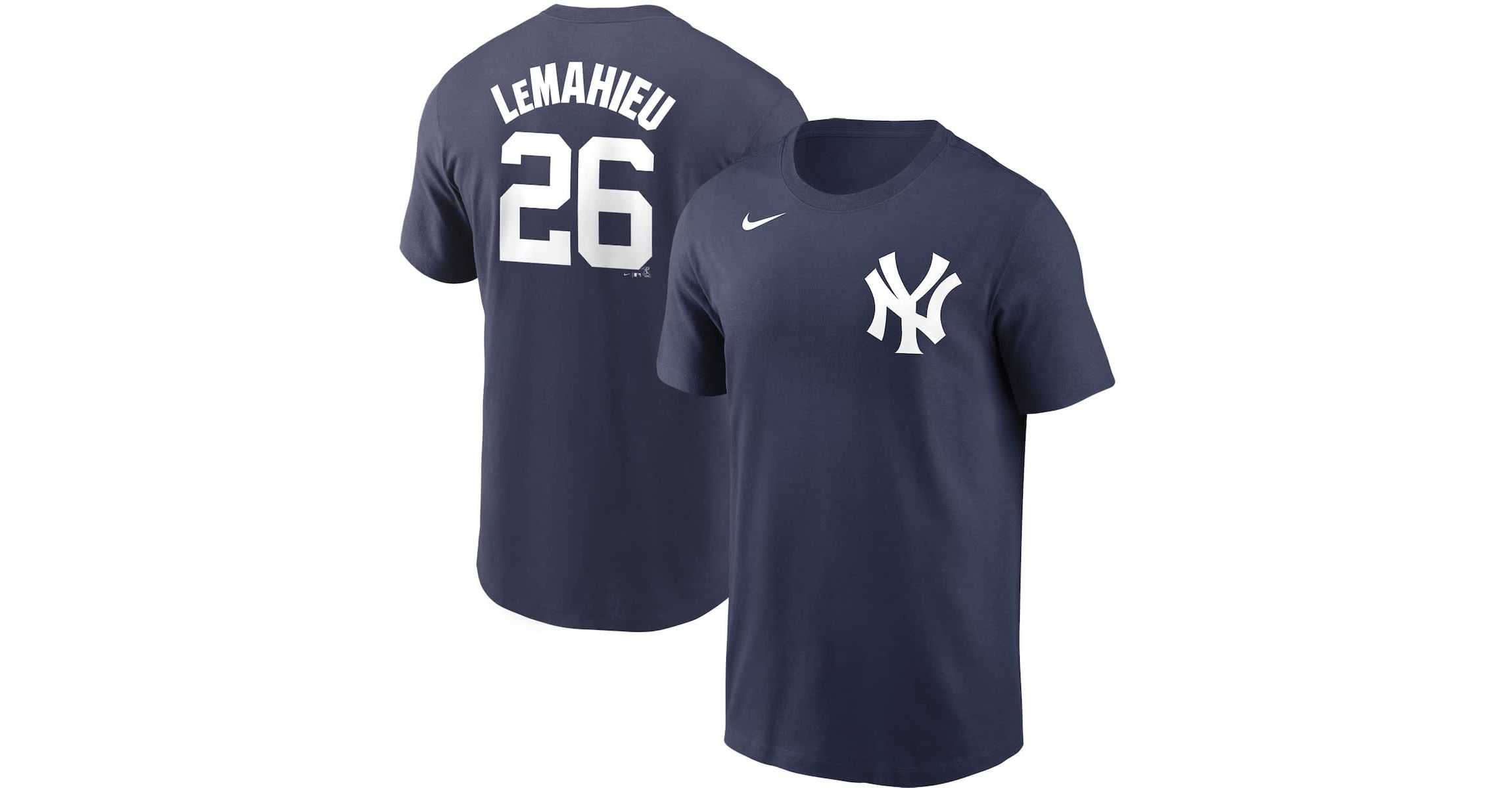 MLB Nike DJ LeMahieu New York Yankees Name & Number T-Shirt