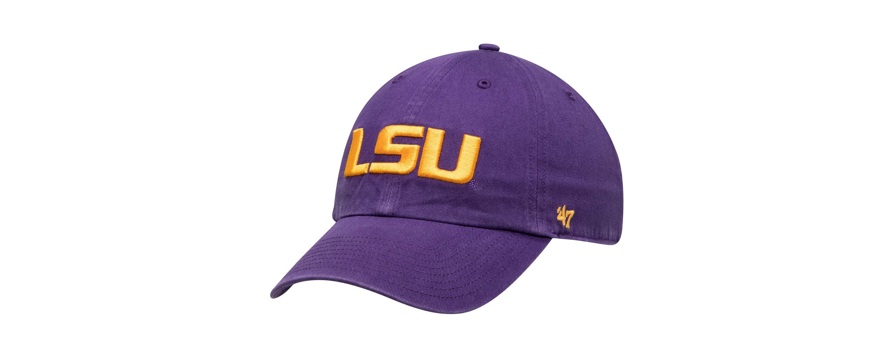 NCAA LSU Tigers Vintage Clean Up Adjustable Hat