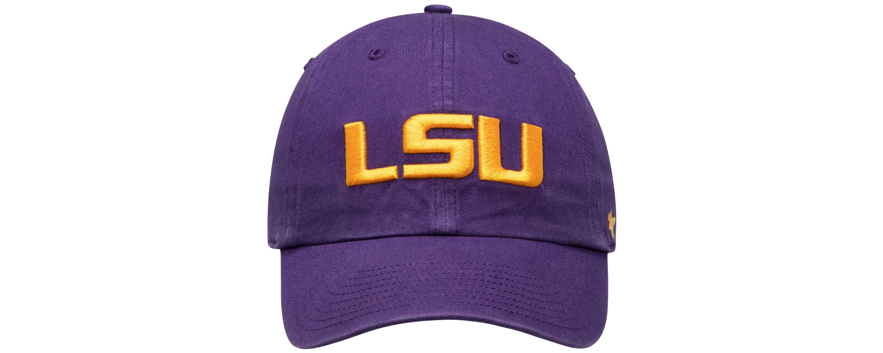 NCAA LSU Tigers Vintage Clean Up Adjustable Hat