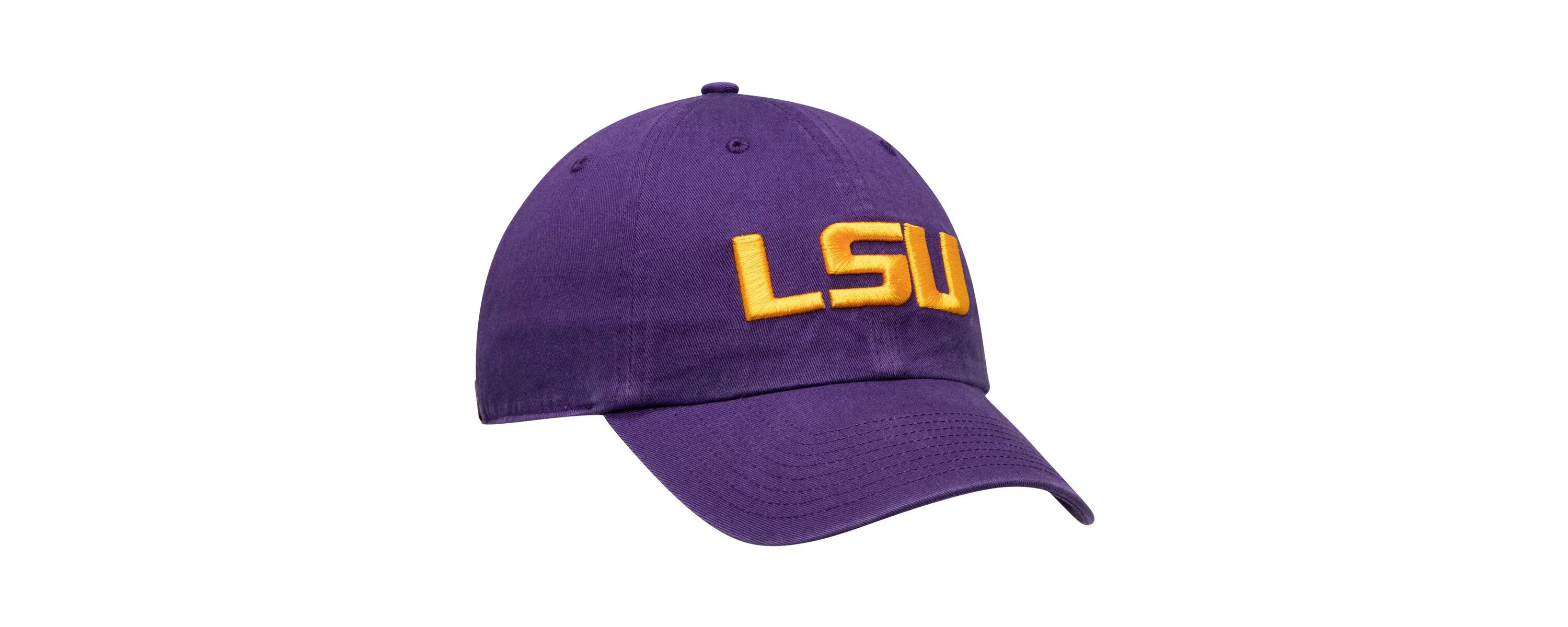 NCAA LSU Tigers Vintage Clean Up Adjustable Hat