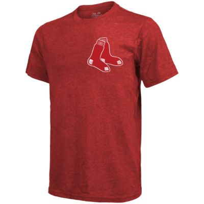 Boston Red Sox MLB Boston Sox Throwback Logo Tri-Blend T-Shirt