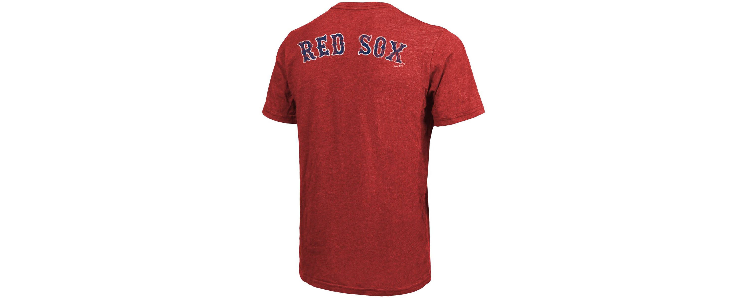 Boston Red Sox MLB Boston Sox Throwback Logo Tri-Blend T-Shirt