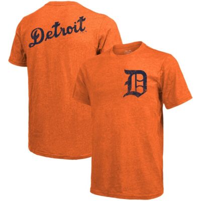MLB Detroit Tigers Throwback Logo Tri-Blend T-Shirt