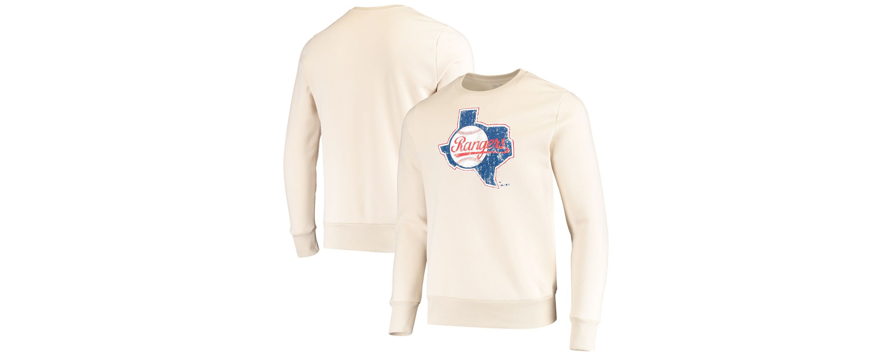 MLB Texas Rangers Fleece Pullover Sweatshirt