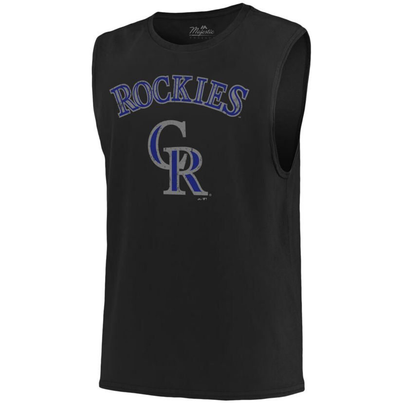 MLB Colorado Rockies Softhand Muscle Tank Top