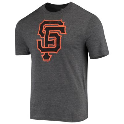 MLB Fanatics San Francisco Giants Weathered Official Logo Tri-Blend T-Shirt