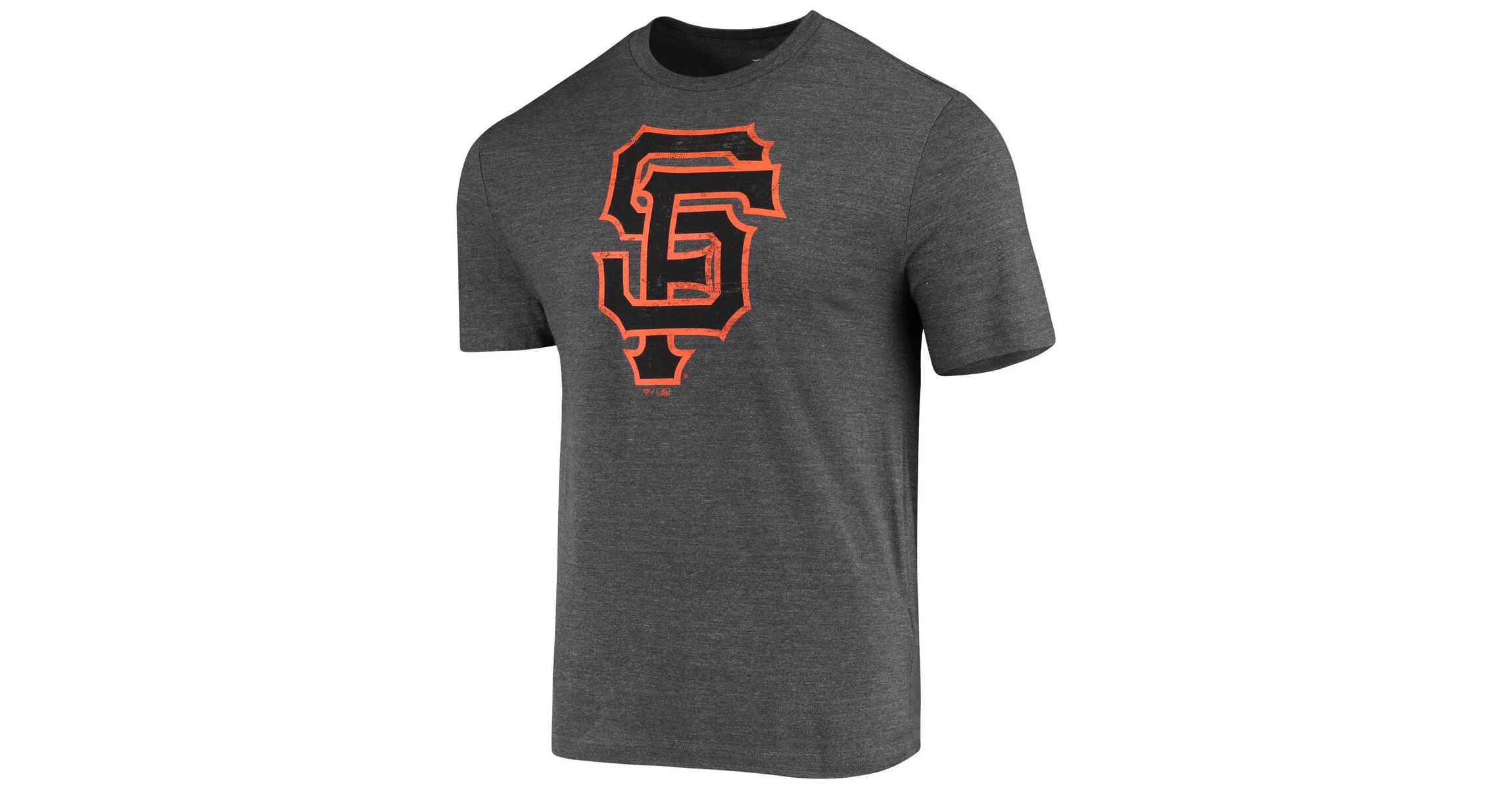 MLB Fanatics San Francisco Giants Weathered Official Logo Tri-Blend T-Shirt