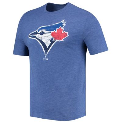 MLB Fanatics ed Toronto Jays Weathered Official Logo Tri-Blend T-Shirt