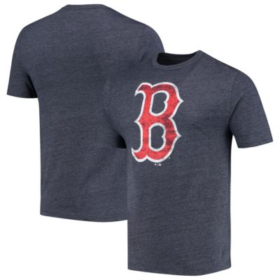 Boston Red Sox MLB Fanatics Boston Sox Weathered Official Logo Tri-Blend T-Shirt