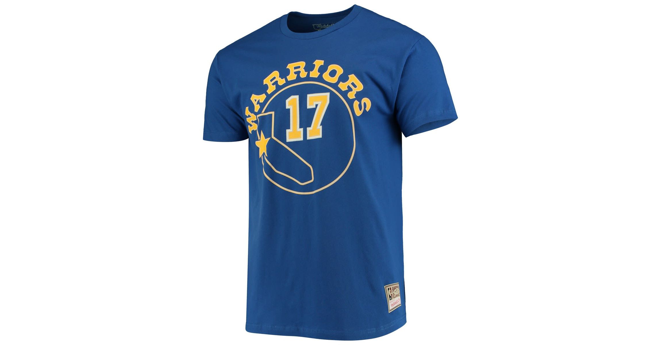 NBA Chris Mullin Golden State Warriors Hardwood Classics Name & Number Team T-Shirt