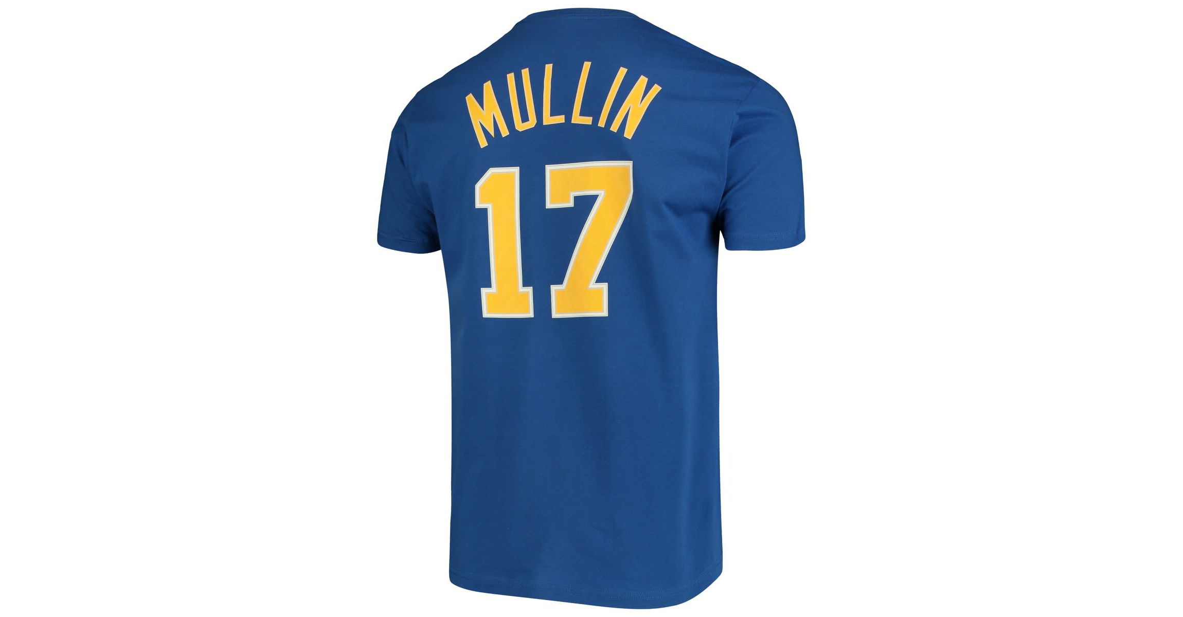 NBA Chris Mullin Golden State Warriors Hardwood Classics Name & Number Team T-Shirt