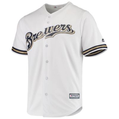 MLB Milwaukee Brewers Home Official Cool Base Jersey