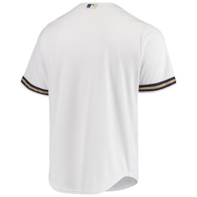 MLB Milwaukee Brewers Home Official Cool Base Jersey