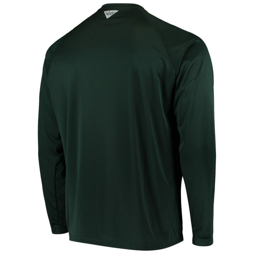 NCAA Michigan State Spartans Terminal Tackle Omni-Shade Raglan Long Sleeve T-Shirt