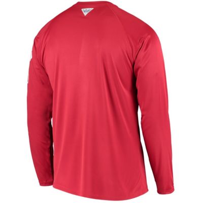 Alabama Crimson Tide NCAA Alabama Tide Terminal Tackle Omni-Shade Raglan Long Sleeve T-Shirt
