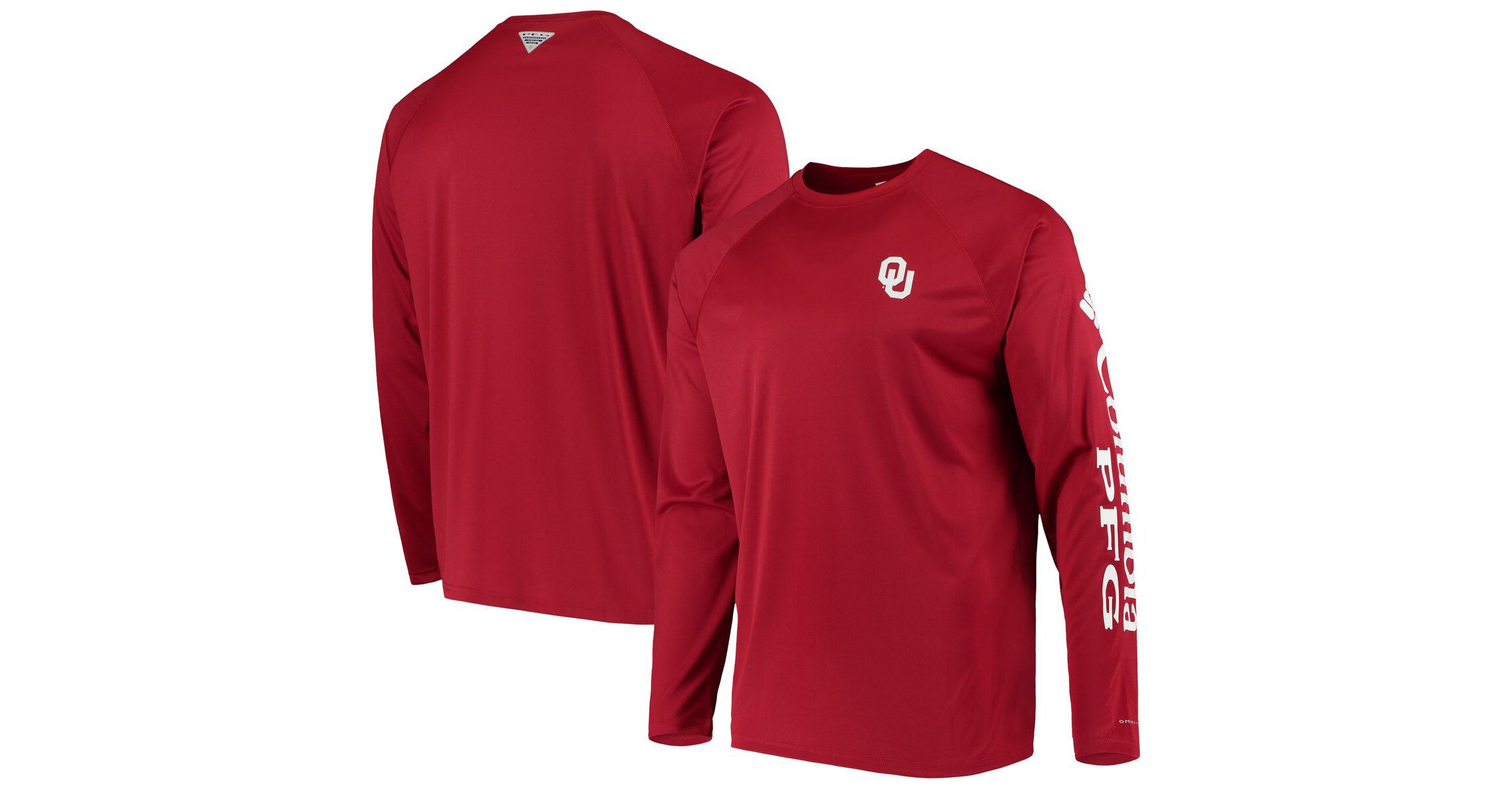 NCAA Oklahoma Sooners Terminal Tackle Omni-Shade Raglan Long Sleeve T-Shirt