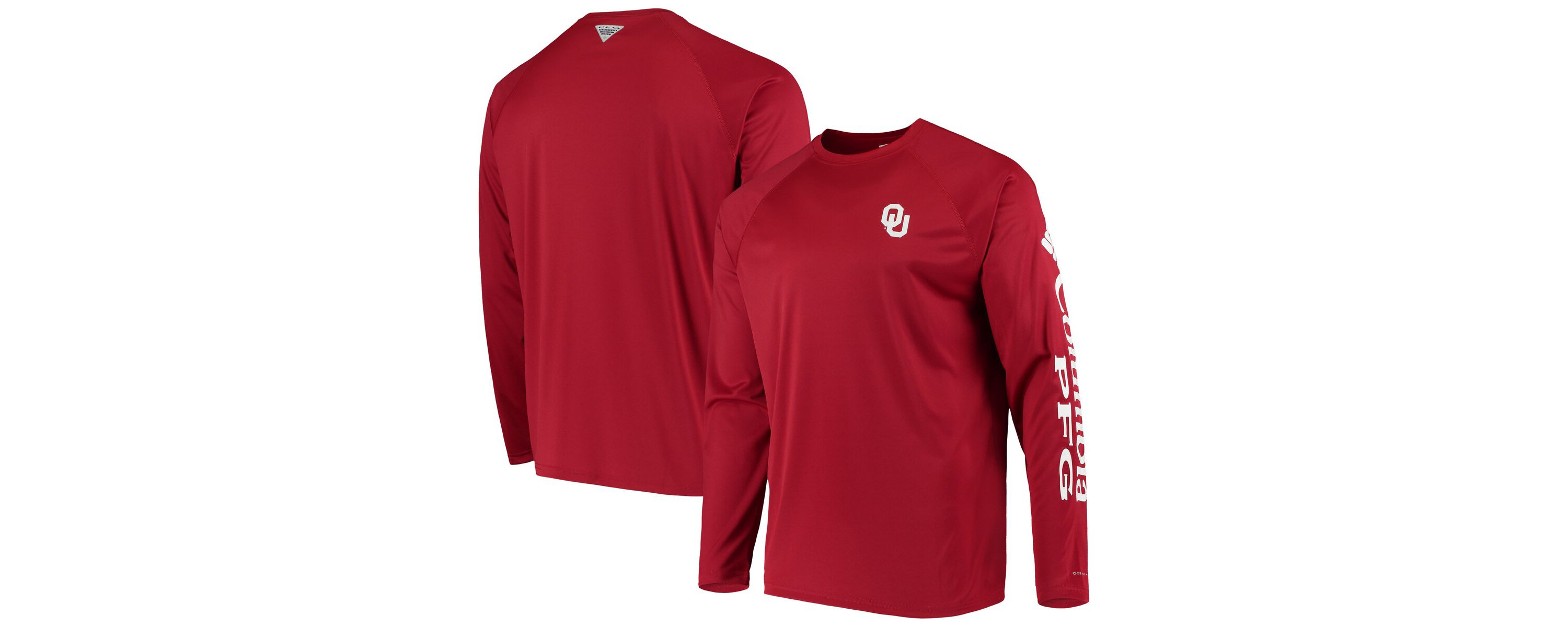 NCAA Oklahoma Sooners Terminal Tackle Omni-Shade Raglan Long Sleeve T-Shirt