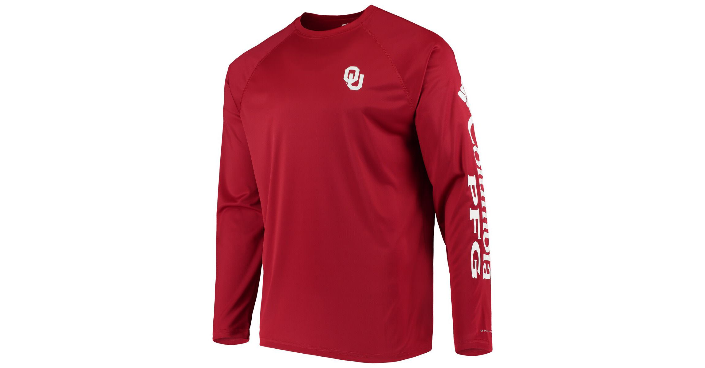 NCAA Oklahoma Sooners Terminal Tackle Omni-Shade Raglan Long Sleeve T-Shirt