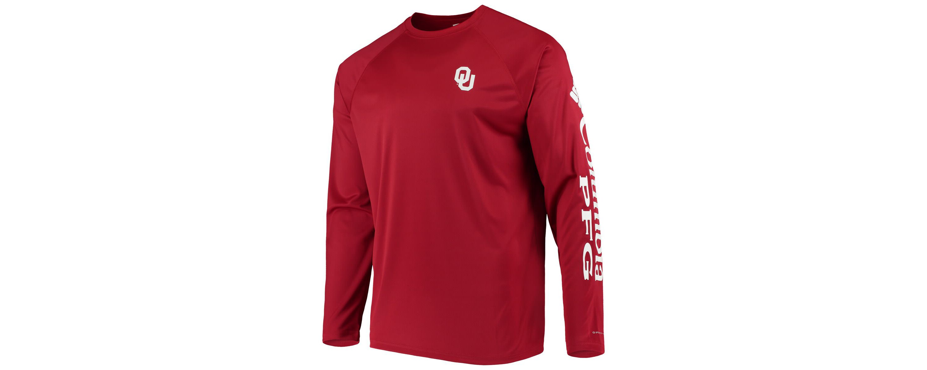 NCAA Oklahoma Sooners Terminal Tackle Omni-Shade Raglan Long Sleeve T-Shirt