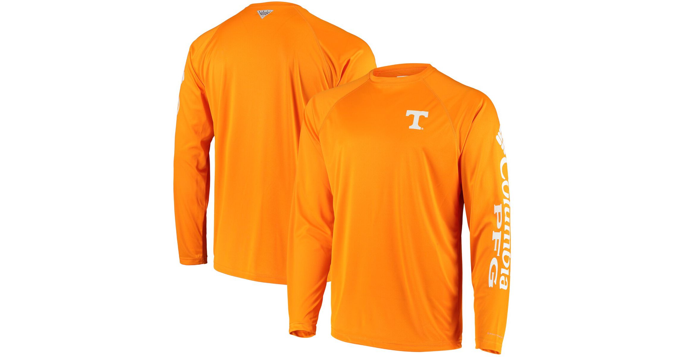 NCAA Tennessee Tennessee Volunteers Terminal Tackle Omni-Shade Raglan Long Sleeve T-Shirt