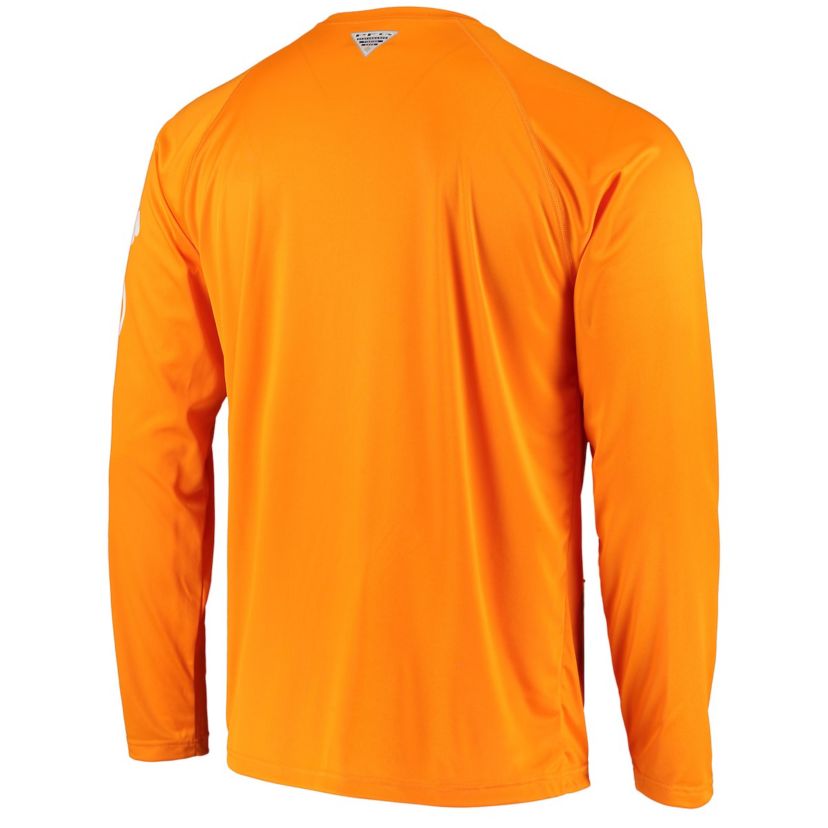 NCAA Tennessee Tennessee Volunteers Terminal Tackle Omni-Shade Raglan Long Sleeve T-Shirt