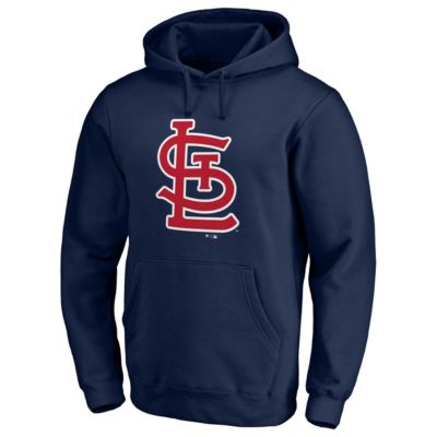 MLB Fanatics St. Louis Cardinals Official Logo Fitted Pullover Hoodie