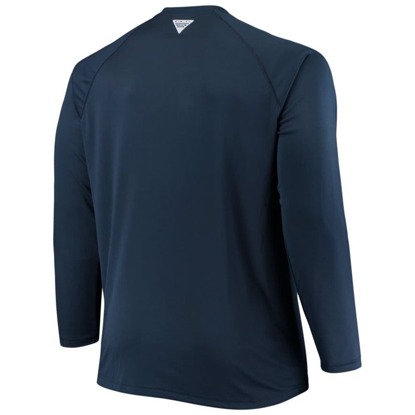 NCAA Michigan Wolverines Big & Tall Terminal Tackle Long Sleeve Omni-Shade T-Shirt