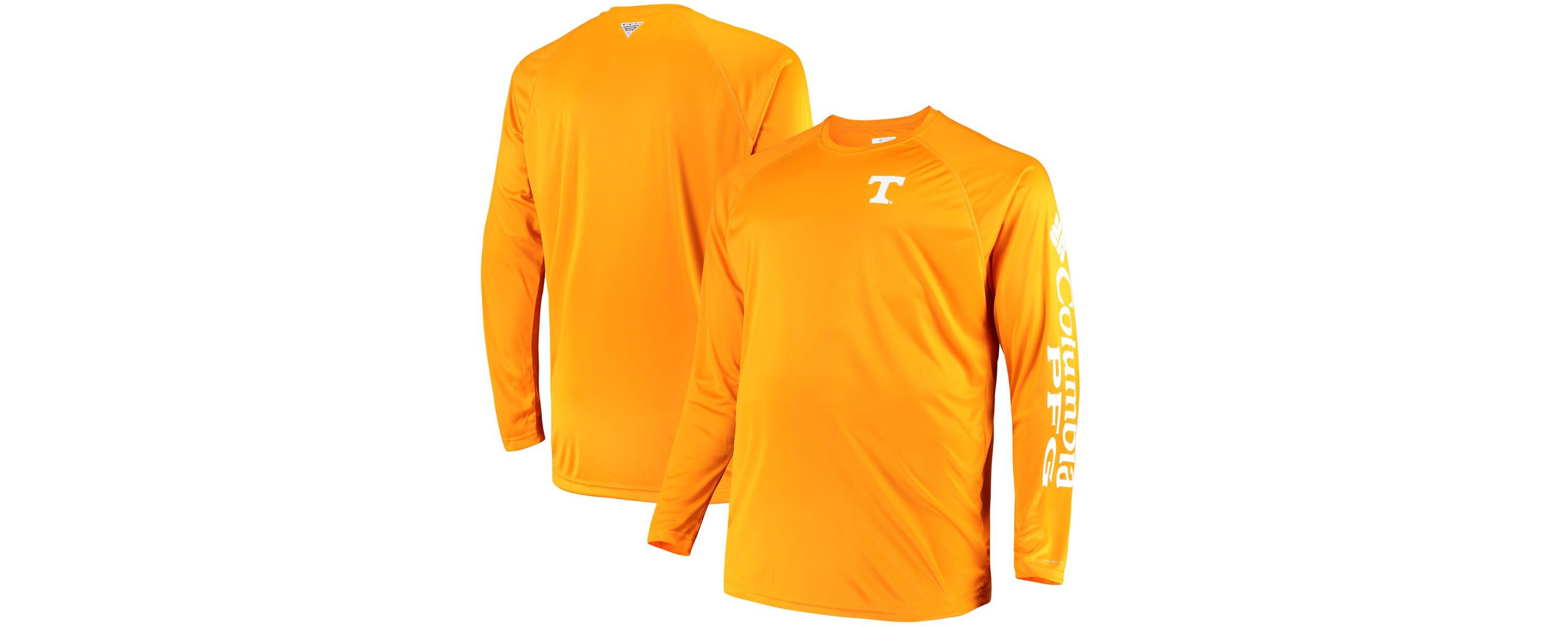 NCAA Tennessee Tennessee Volunteers Big & Tall Terminal Tackle Long Sleeve Omni-Shade T-Shirt