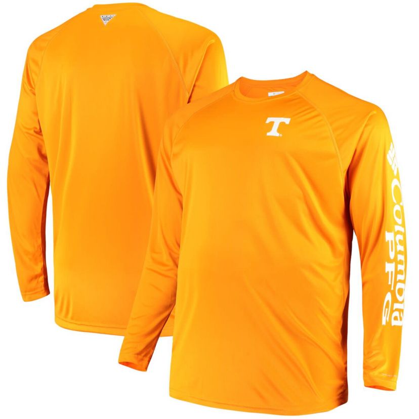 NCAA Tennessee Tennessee Volunteers Big & Tall Terminal Tackle Long Sleeve Omni-Shade T-Shirt